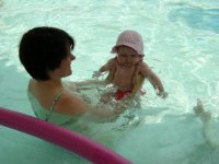 First swimming lesson