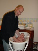 Bathtime with Dad