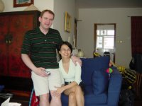 Honeymooners Roy and Sophie - our most frequent guests