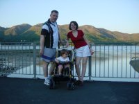 Wicked Uncle Max, Lottie adn Susan - May 1st public holiday - an outing to Mui Wo ( the adjacent bay to Discovery Bay)