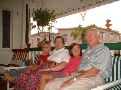Cousin Jaime, Granny Burton, Cousin Gabby & Grandpa Burton
