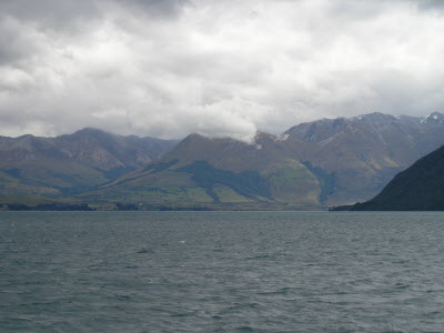 Lake Wakatipu at Queenstown.