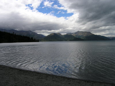 Lake Wakatipu from Walter Peak Station.