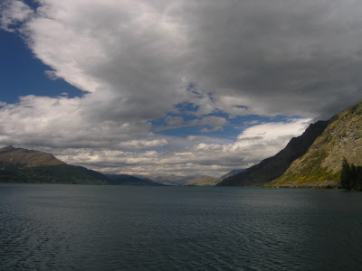 Lake Wakatipu from TSS Earnslaw.