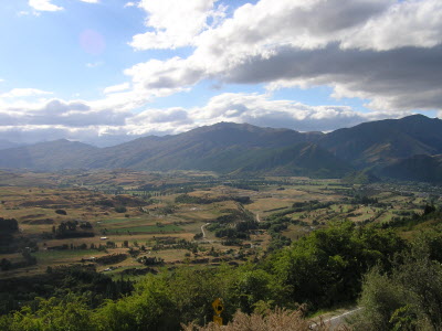 Crown Range Pass between Queenstown and Wanaka.