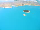 Lake Tekapo from the air.
