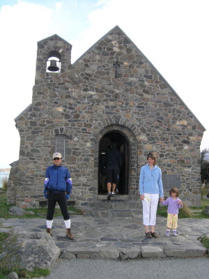 Mummy and Lottie .... but who is that Japanese tourist!