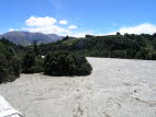 Rakaia Gorge flash flood.