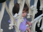 Watching the ducks in Christ Church.