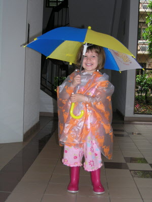 It's still raining... 
