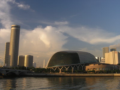 Raffles Cite and teh Espandade.