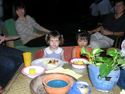 Two monkeys - Lottie and Emma.