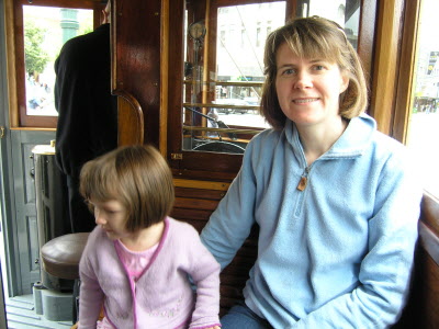 On the Christ Church tram.