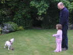 Playing with clancy.