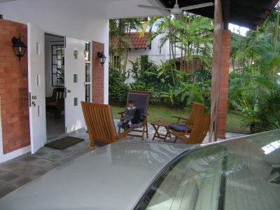 The front porch.