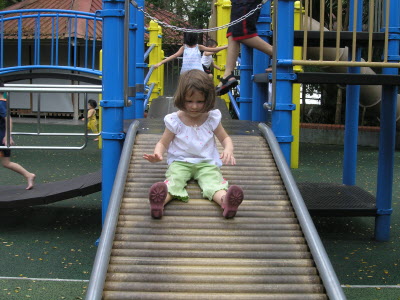 Play time at the zoo.