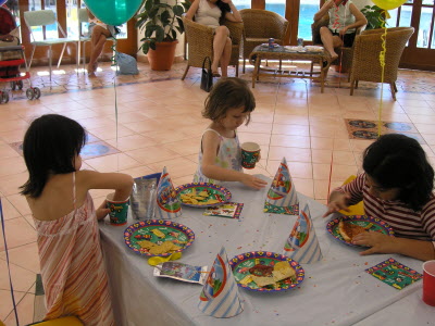 Ethan's birthday party.