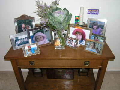 Cabbage flowers for Mummy on Mothers day.