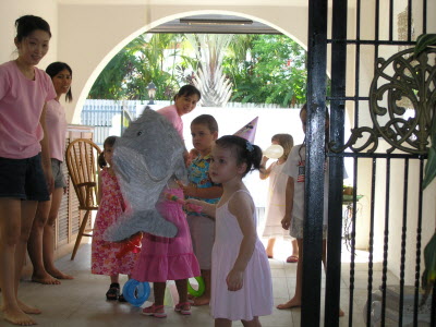 Aisling's birthday party.