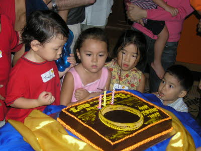 Timmy's 3rd birthday party.