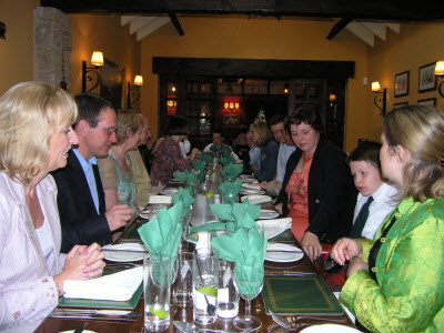 Grandpa Sam's 80th lunch.