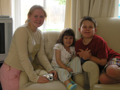 Rowan Lottie and James.