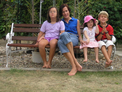 Gabby, Susan, Lottie and Jamie.
