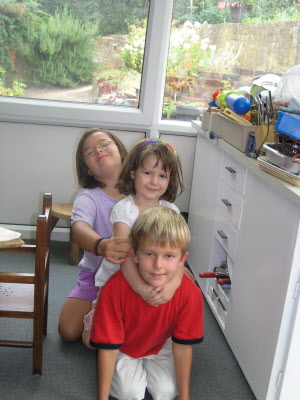 Gabby, Lottie and Jamie.