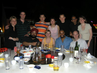 John Steward's leaving dinner...