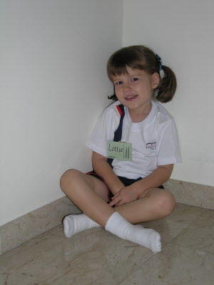 Ready for school in my PE kit.