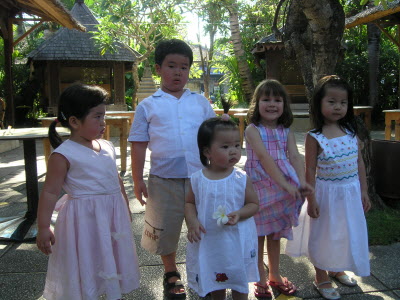 Isabell, Phillippe, Kaylee. Lottie & Ariel.