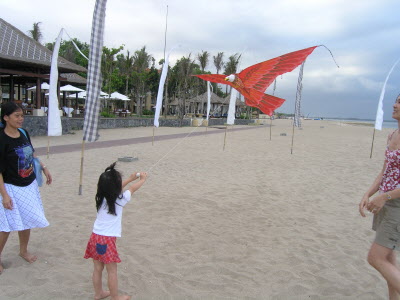 Kite flying.