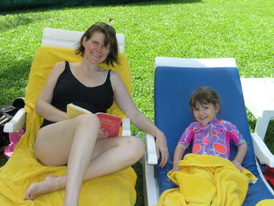 Mummy and Lottie.