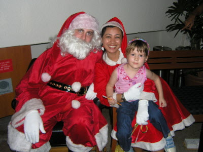 Santa, Santarena and Lottie.