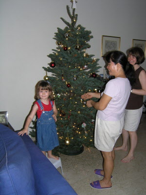 Decorating the tree