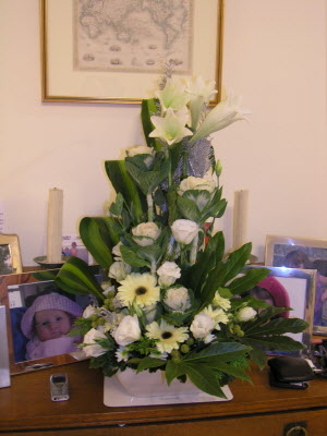 Flowers from Grandma Norma & Grandpa Sam