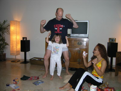 Dancing with my Daddy.