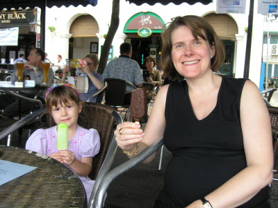 Meeting Susan for a coffee and ice cream!