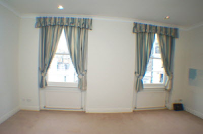 Living room - before refurbishment.