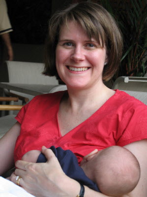Susan and the little fella.