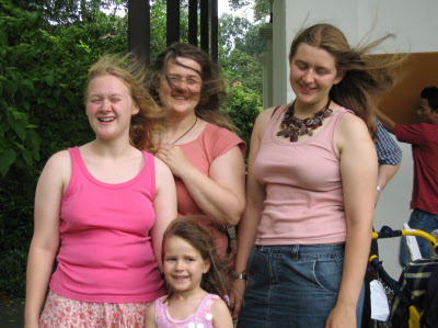Wind in the hair girls...