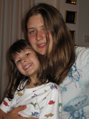 PJ girls - Lottie & Harriet.