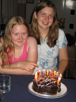 Birthday girl.