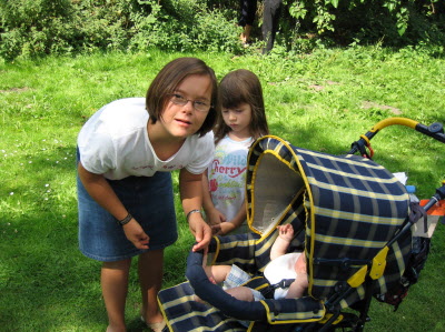 Gabby, Lottie and Conrad.