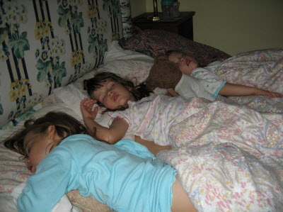 Isobel, Lottie and Rachael.