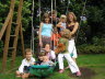 Sophie, Anna's BF, Anna and Lucy, Lydia, Alice, Gabby, Jaime Lottie and Conrad.