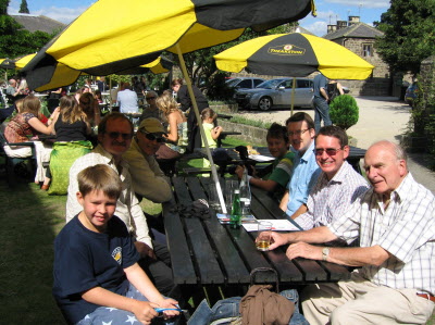 Stevenson family pub lunch.