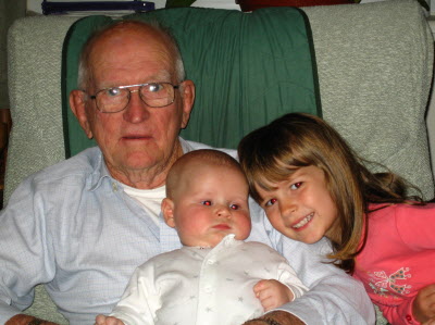 Grandpa Burton, Conrad adn Lottie.