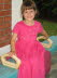 Lottie in a new dress from Granny.