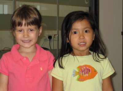 Office babes - Lottie & Emma.